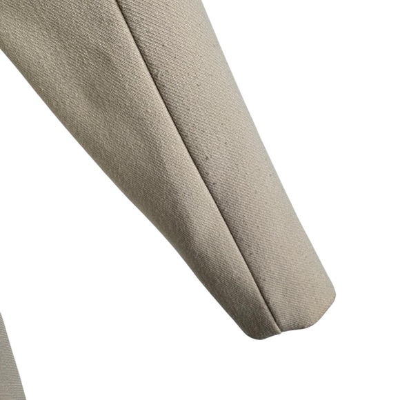 ZARA BEIGE STONE STRAIGHT TAILORED BLAZER WITH POCKETS BLOGGER FAVORITE LARGE L - Picture 9 of 15